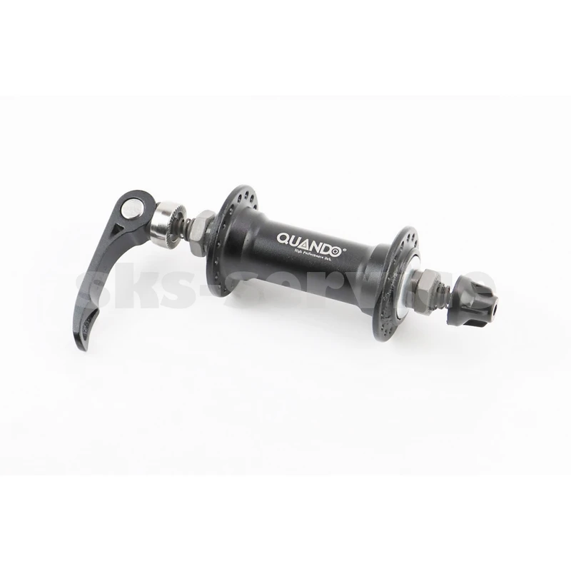 Втулка передня MTB алюмінієва 14Gx32H, V-brake, кріпл. ексцентрик, чорна KT-A15F