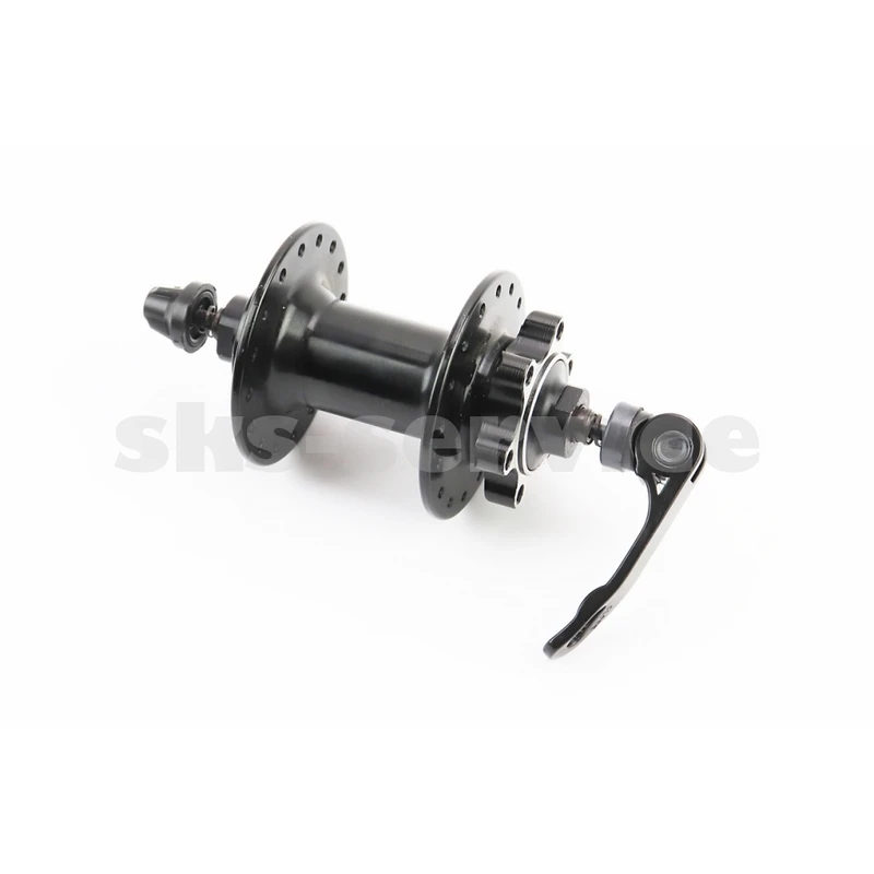 Фото 2 - Втулка передня MTB алюмінієва 14Gx32H, Disk-brake, 2 пром-підшипники 6200 2RS, кріпл. ексцентрик, чорна FB-A291В