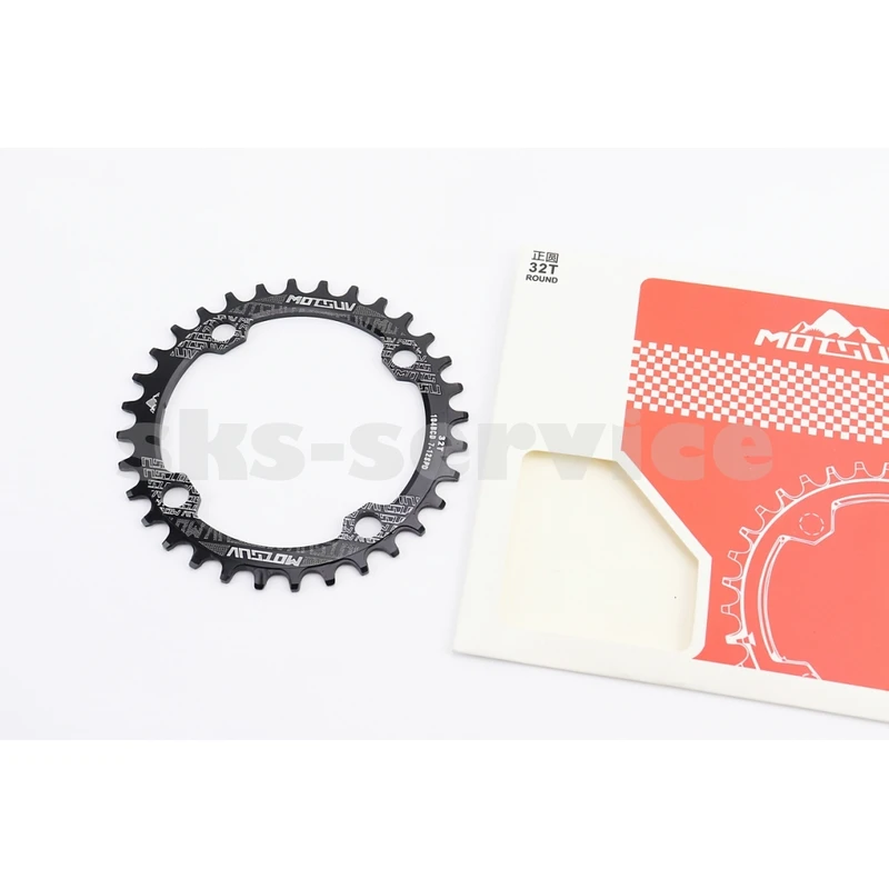 Зірка передня MTB Narrow Wide 32Т (BCD:104мм), алюмінієва, чорна