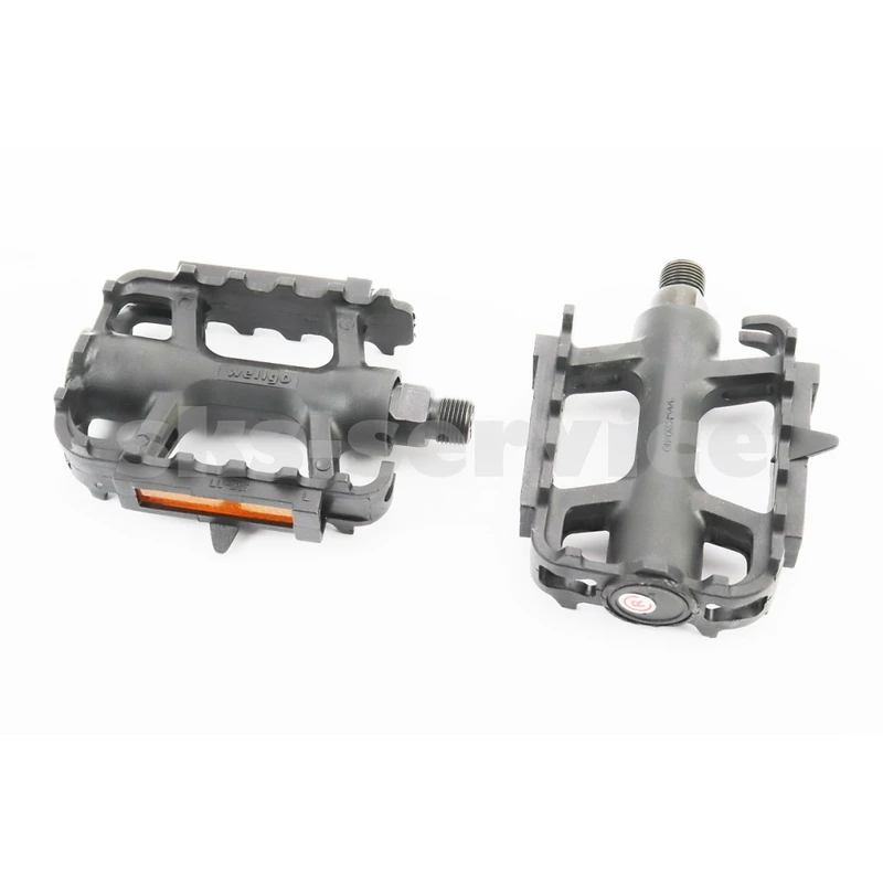 Педалі MTB 9/16 (106x80x26mm) пластикові, чорні LU-207