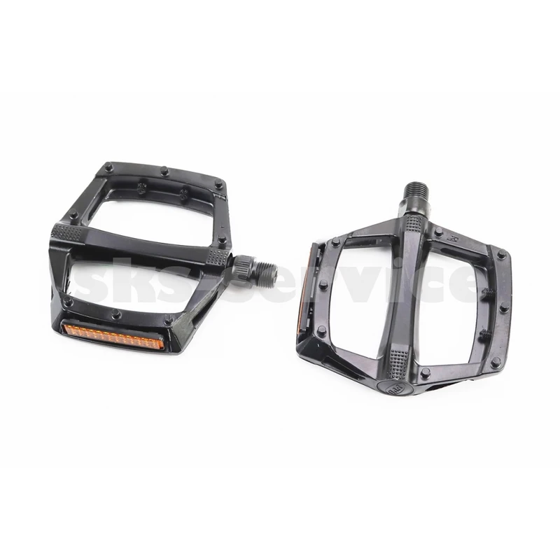 Педалі MTB широкі 9/16 (112x109x24mm) алюмінієві, чорні NWL-221