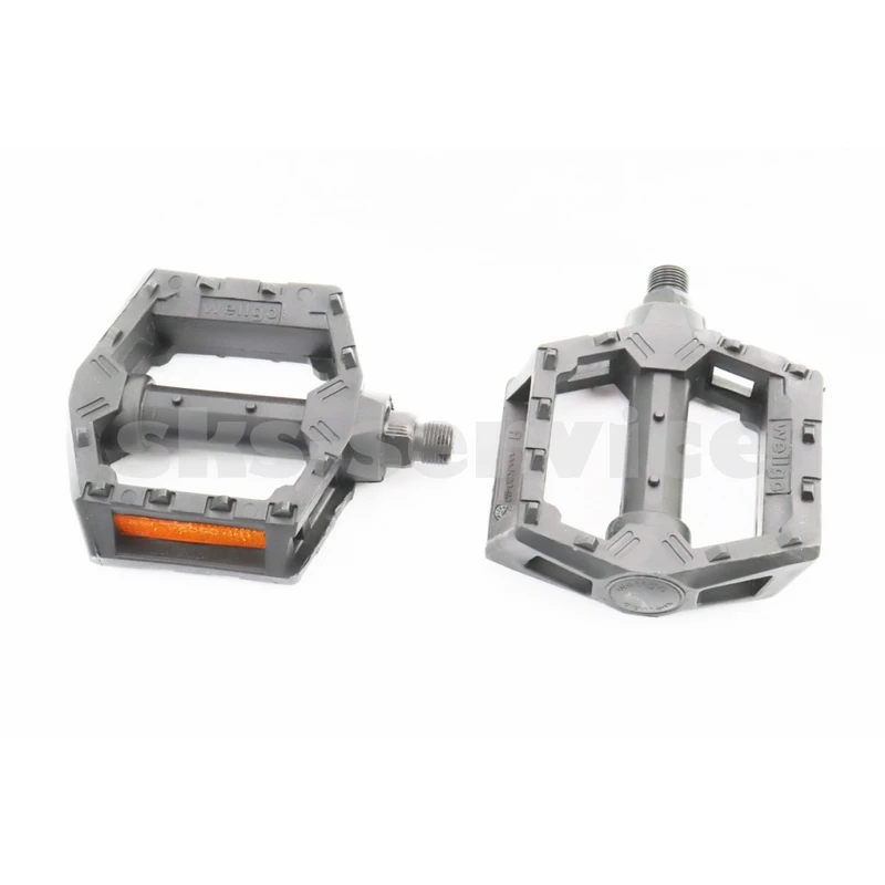 Педалі BMX 9/16 (111x99x23mm) пластикові, чорні 205DU