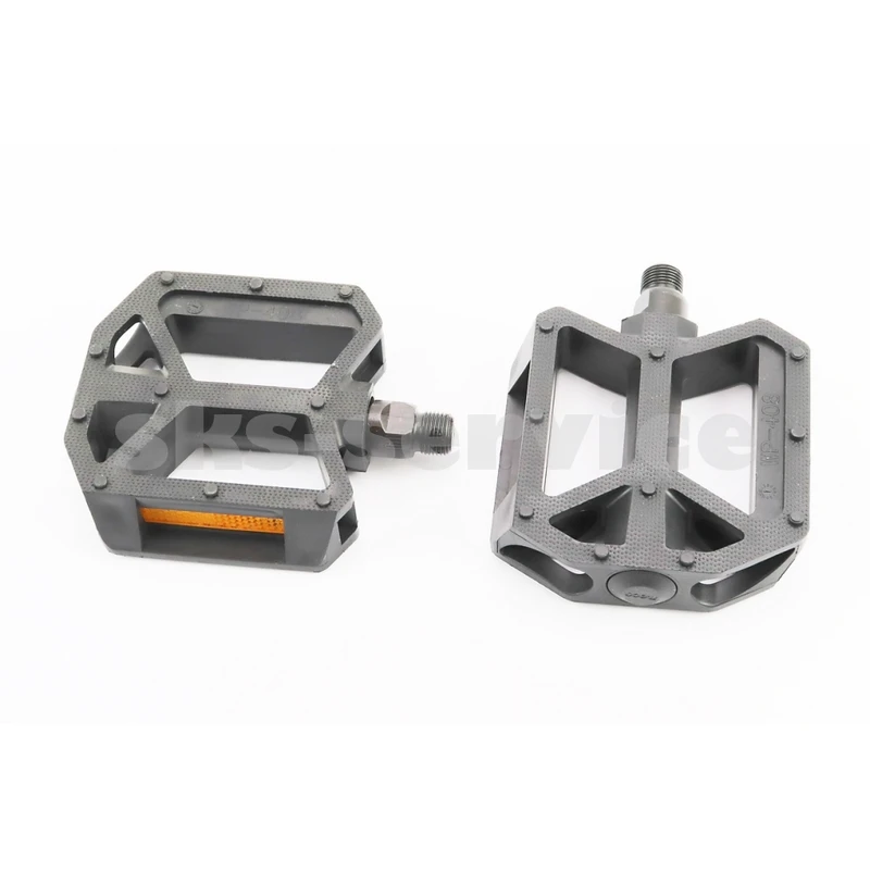 Педалі BMX 9/16 (112x96x25mm) пластикові, чорні WP408
