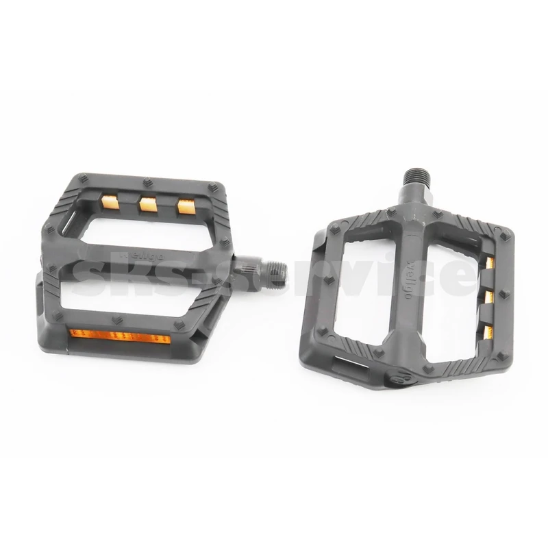 Педалі BMX 9/16 (110x100x23mm) пластикові, чорні B239DU
