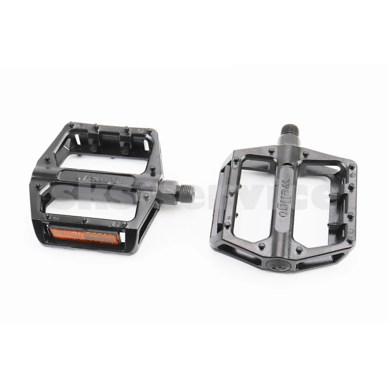 Педалі BMX 9/16 (109x100.5x26mm) алюмінієві, чорні B087DU