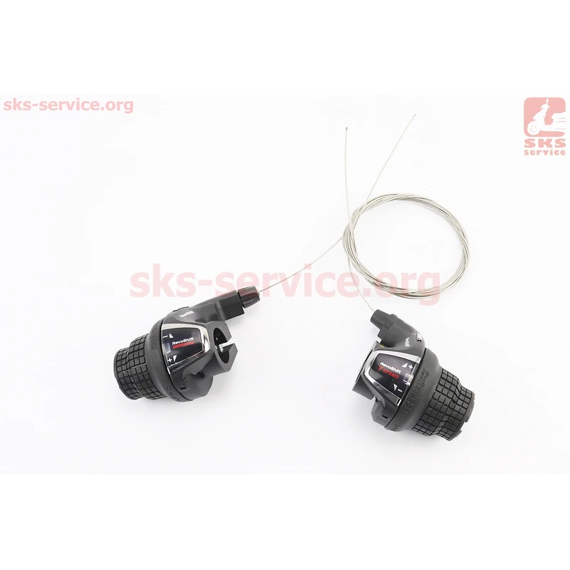 Перемикачі (грипшифт) 3x7 швидкості, чорні SL-RS 35
