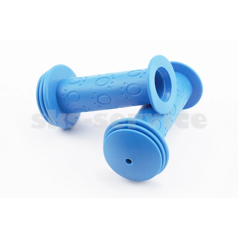 Ручки керма CHILD 95мм, блакитні PVC-138A