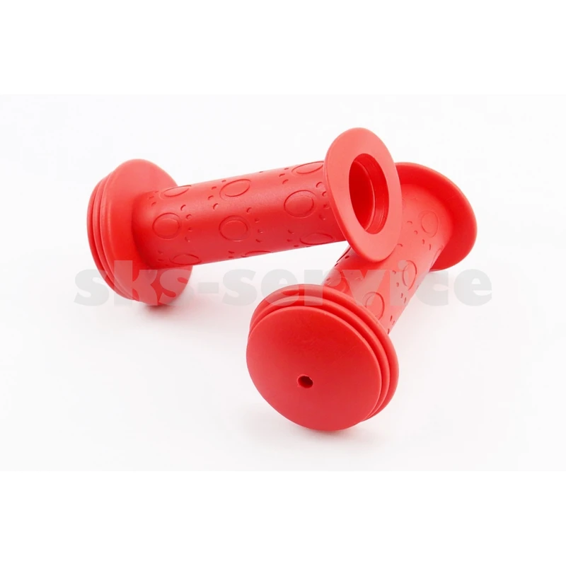 Ручки керма CHILD 95мм, червоні PVC-138A
