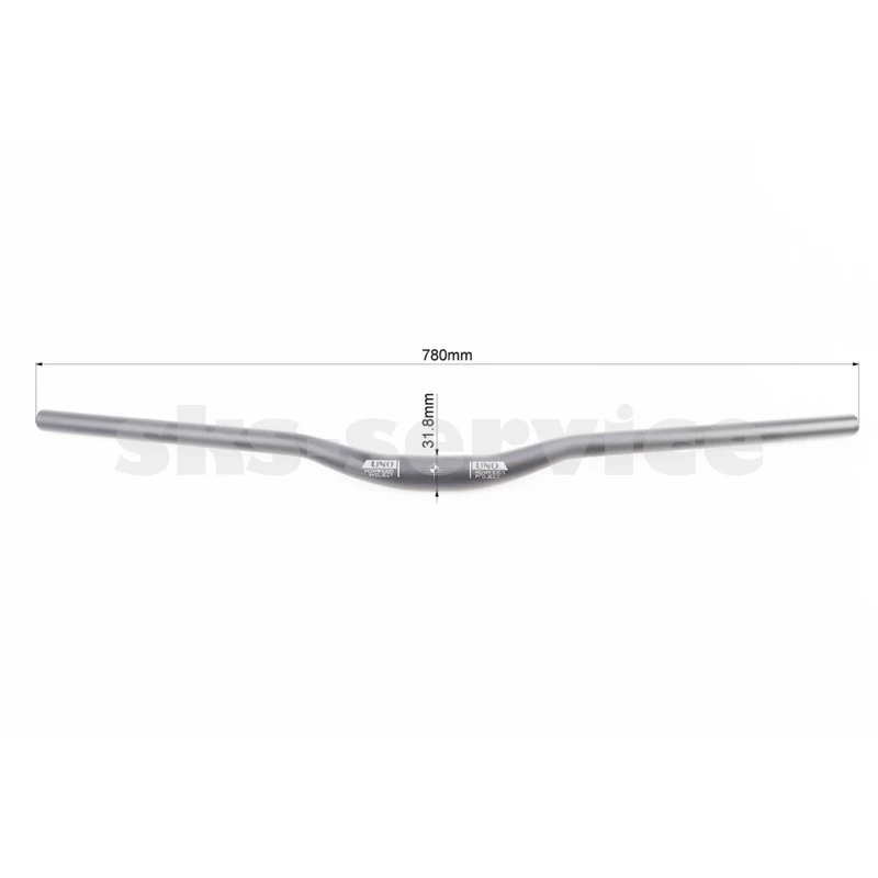Фото 3 - Кермо MTB 31,8х780мм, алюмінієве, чорне HB-RB12W