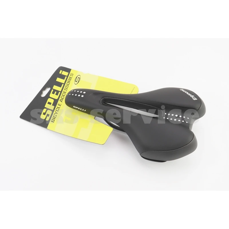 Сидіння MTB 260x155мм, чорне Ergonomic SSS-3349