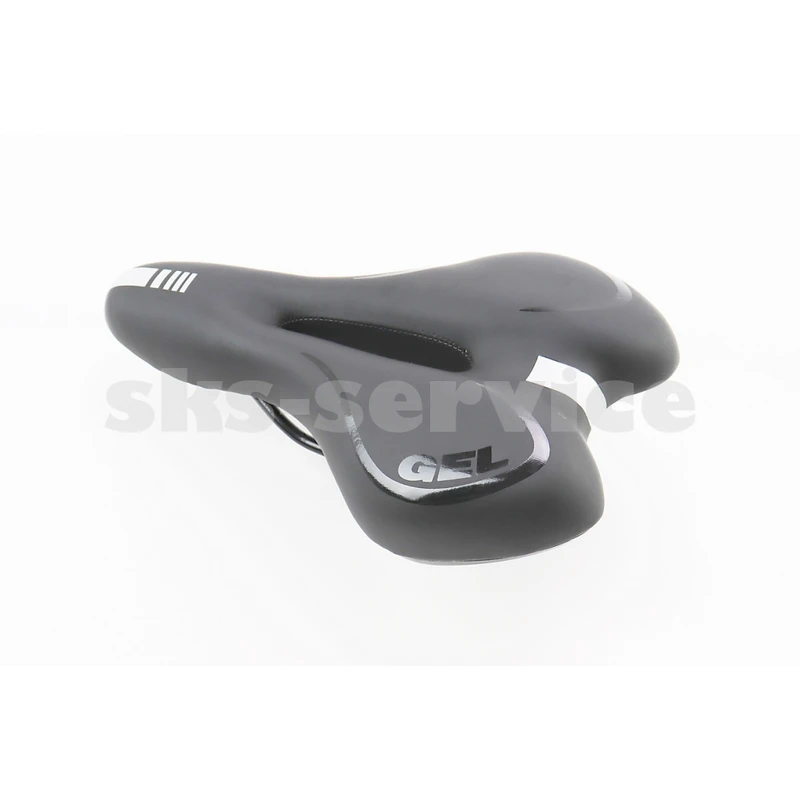 Сидіння MTB 270x155мм, чорно-сіре GEL AZ-030