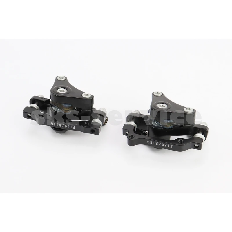 Фото 2 - Тормоз Disk-brake передний (F160/R140мм)+задний (F180/R160мм), диски 160мм, креп. 6 болтов, черные DX-2007
