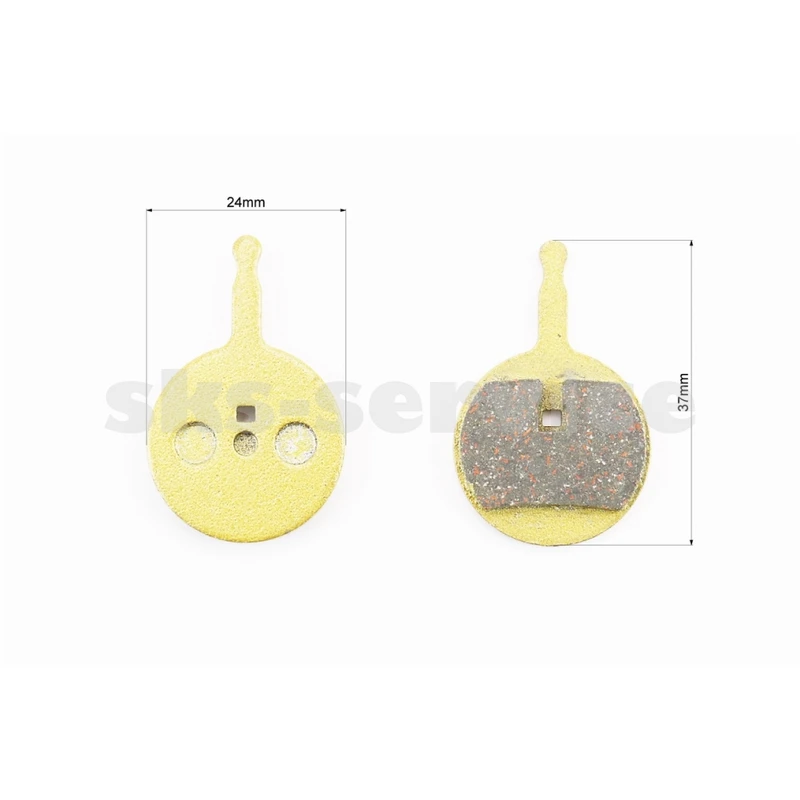 Фото 2 - Гальмівні колодки Disk-brake (Avid Ball Bearing 5), жовті YL-1018