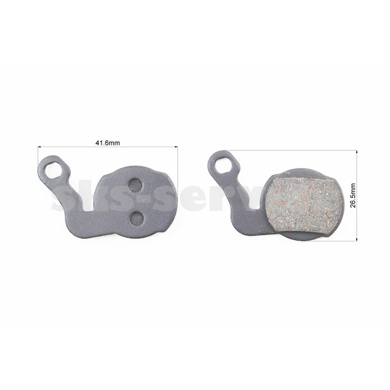 Фото 2 - Гальмівні колодки Disk-brake (Magura Lousise 2007, 2008), чорні YL-1038