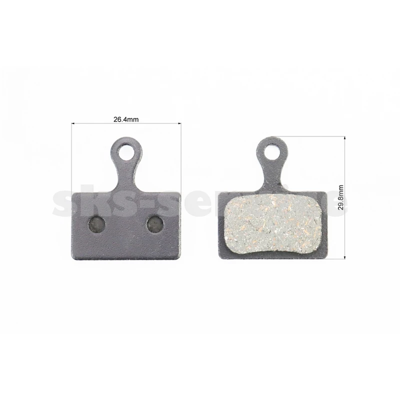 Фото 2 - Гальмівні колодки Disk-brake (Shimano XTR, M615,666,675,785,985,988,6000,7000,8000,8020,9000,9020, R315,515,785, S700, RS785, CX75), чорні YL-1055