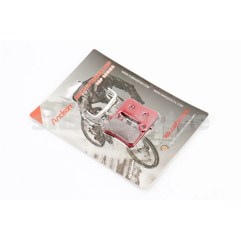 Гальмівні колодки Disk-brake (Shimano LX BR-M655,765,775, XT BR-755,965,966,975, XTR M965/966, Saint M800), червоні YL-1015