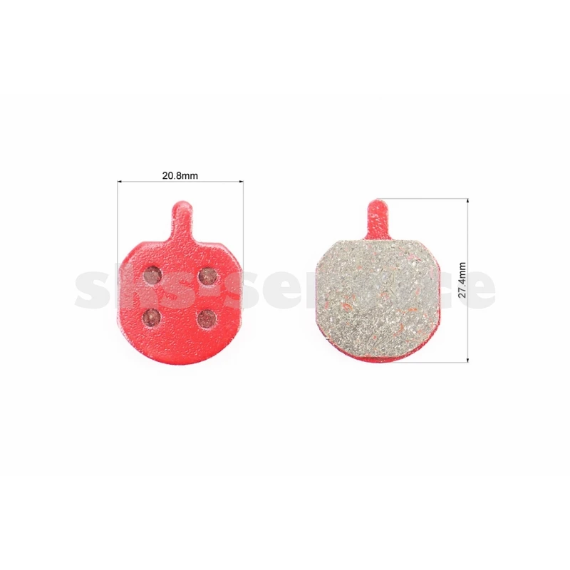 Фото 2 - Гальмівні колодки Disk-brake (Hayes MX2/Sole, PROMAX DSK-810), червоні YL-1009
