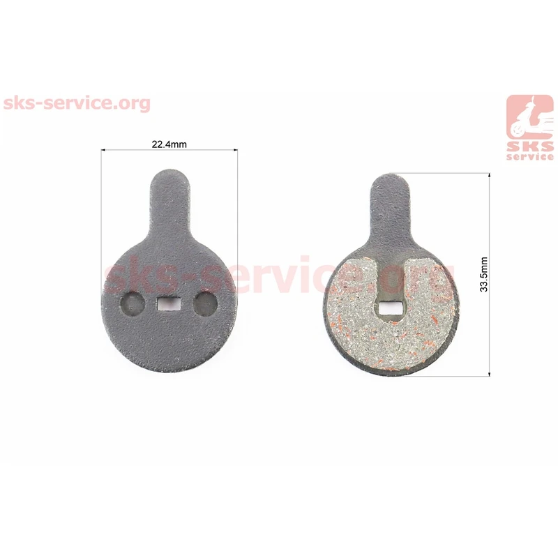 Фото 2 - Гальмівні колодки Disk-brake (Kugoo G2 Pro, Bolids Boli-BB8, YINXING), чорні YL-1057