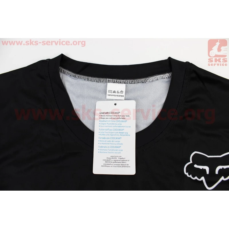 Фото 3 - Футболка (Джерсі) чоловіча M-(Polyester 100%), короткі рукави, вільний крій, чорно-сіра, НЕ оригінал
