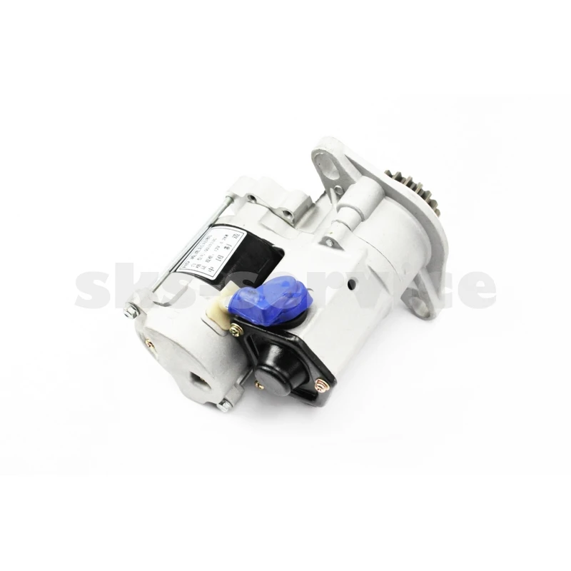 Фото 2 - Стартер електричний Z-20, D-82mm R175A/R180NM, новий зразок під довгу кришку, під маховик Z-160зубів