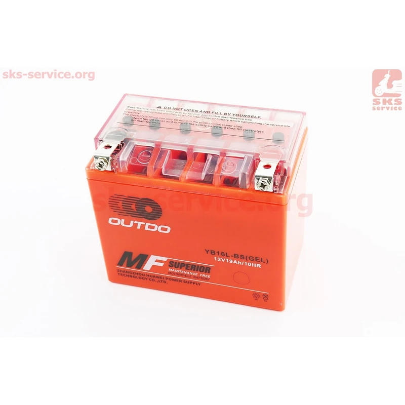 Акумулятор 12V19Аh YB16L-BS GEL (L175*W100*H155mm)
