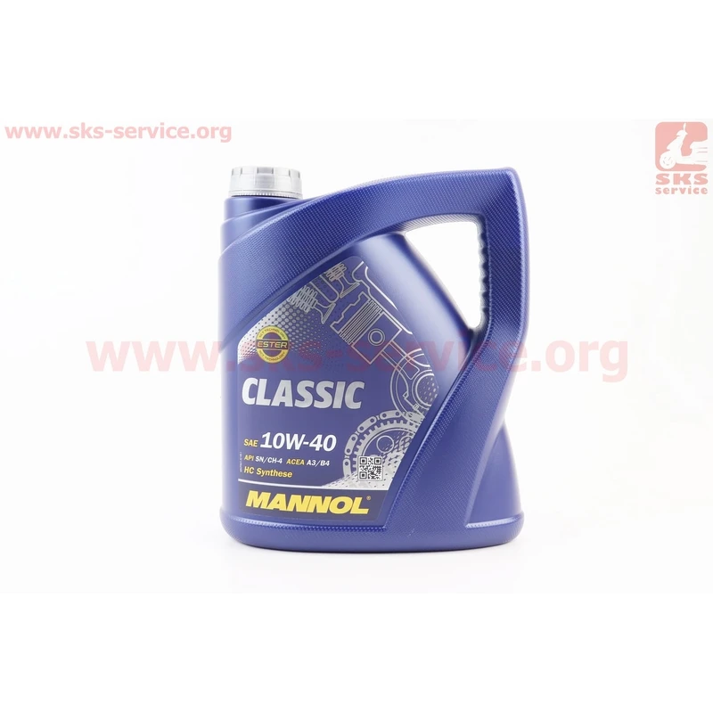 Олива 4T 10W-40 - напівсинтетична універсальна Classiс, 4L