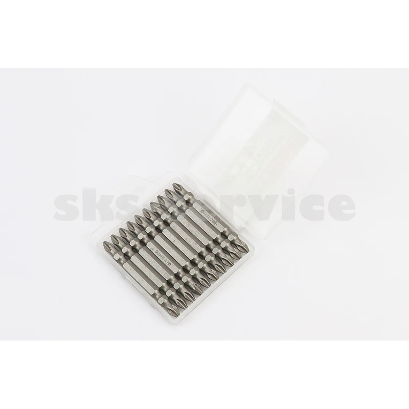 Біта двостороння PH2/PH2 65мм 1/4 S2 10шт 10-22-651