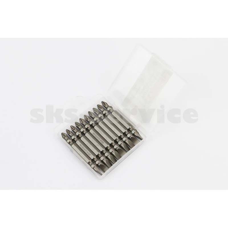 Біта двостороння PH2/SL6 65мм 1/4 S2 10шт 10-26-651