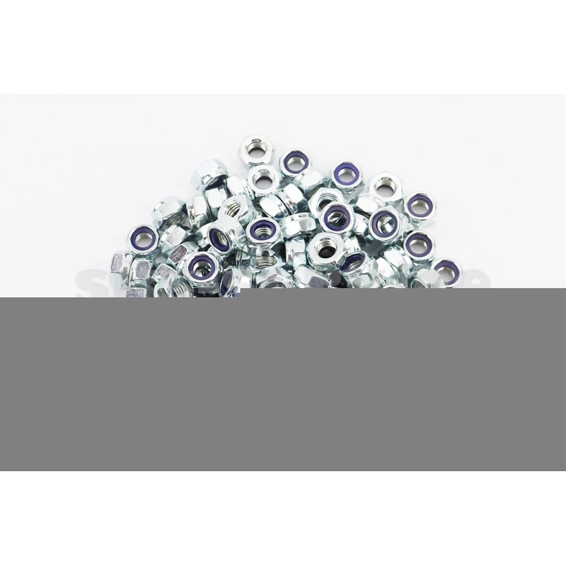 Гайка М10x1,5 самостоп 6 цб DIN985, к-кт 100шт