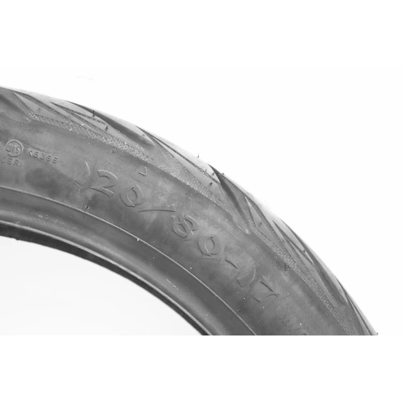 Фото 3 - Мотоциклетные шины 120/80-17 DELI TIRE SB-128 (бескамерная шина)